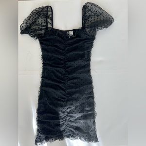 H&M Black Polka Dot Dress